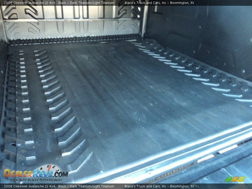2008 Chevrolet Avalanche LS 4x4 Black / Dark Titanium/Light Titanium Photo #26