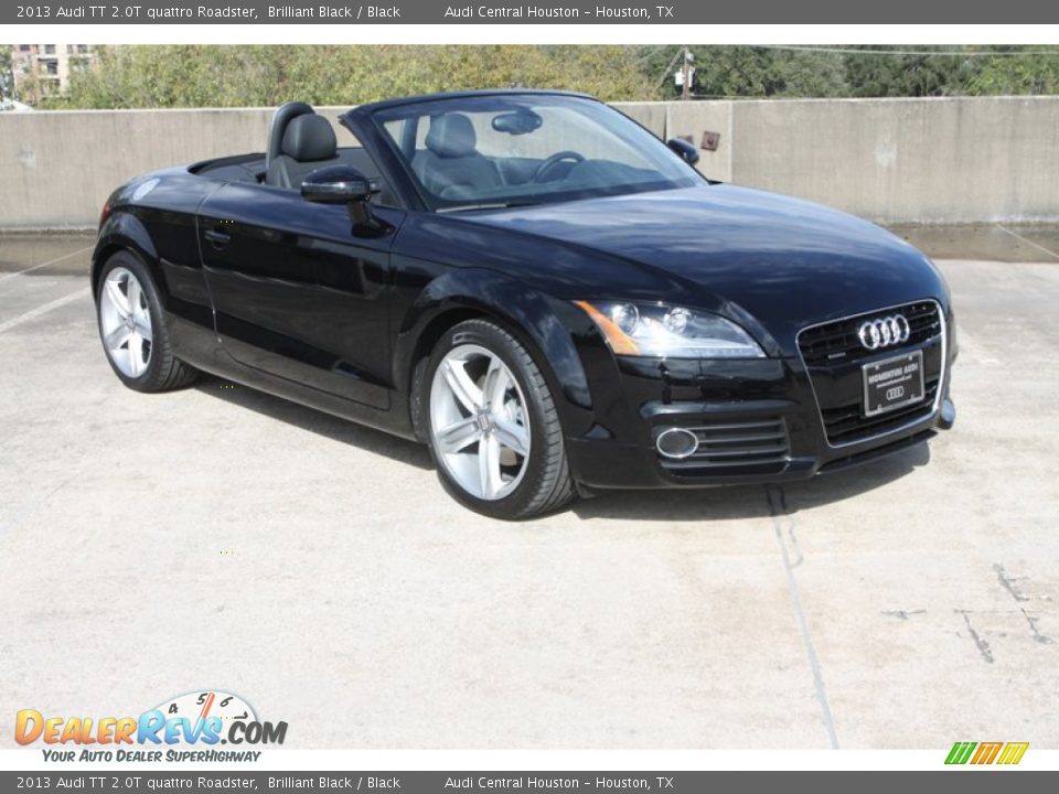 2013 Audi TT 2.0T quattro Roadster Brilliant Black / Black Photo #1