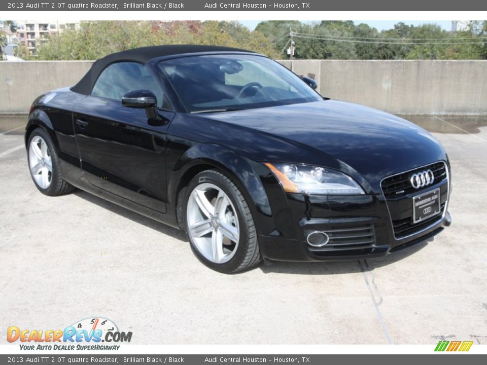 2013 Audi TT 2.0T quattro Roadster Brilliant Black / Black Photo #2