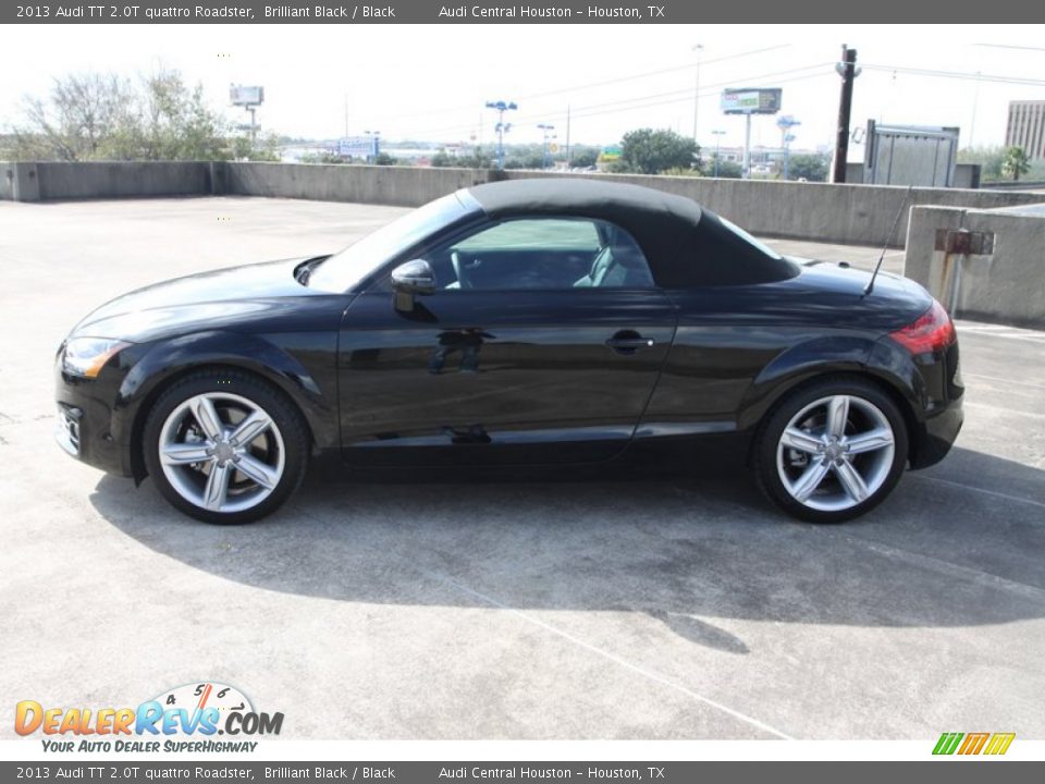 2013 Audi TT 2.0T quattro Roadster Brilliant Black / Black Photo #4