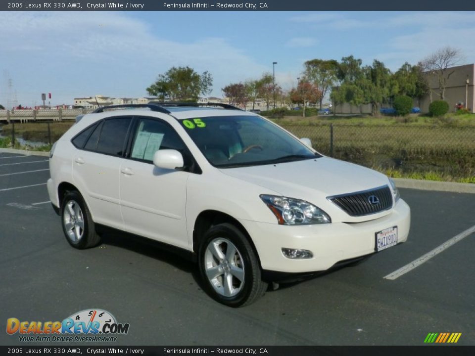 2005 Lexus RX 330 AWD Crystal White / Ivory Photo #1