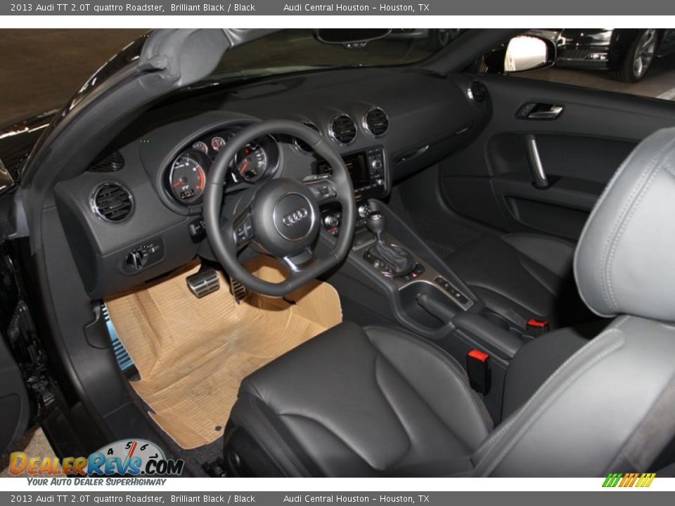 2013 Audi TT 2.0T quattro Roadster Brilliant Black / Black Photo #14