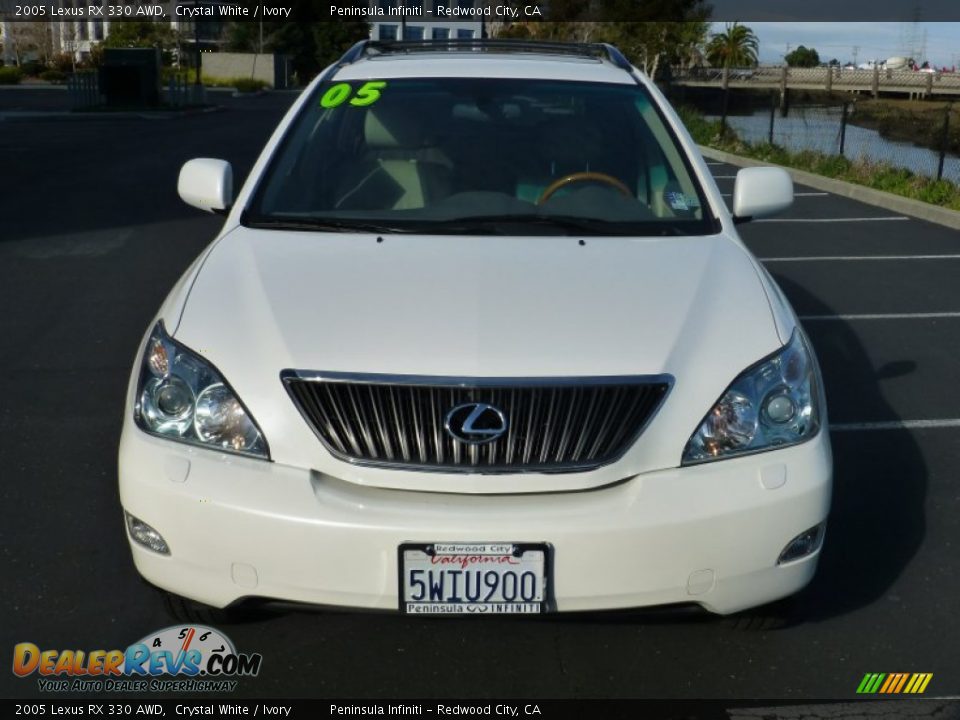 2005 Lexus RX 330 AWD Crystal White / Ivory Photo #2