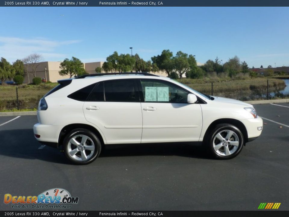 2005 Lexus RX 330 AWD Crystal White / Ivory Photo #3