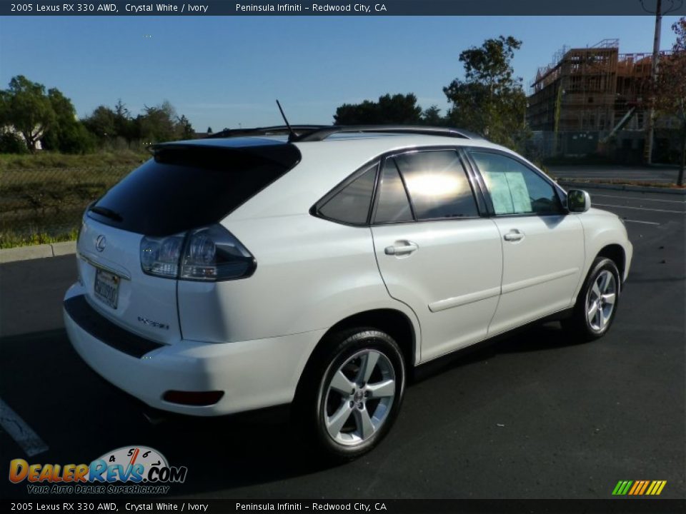 2005 Lexus RX 330 AWD Crystal White / Ivory Photo #4