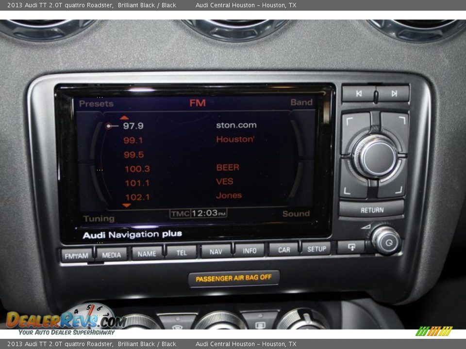 Controls of 2013 Audi TT 2.0T quattro Roadster Photo #17