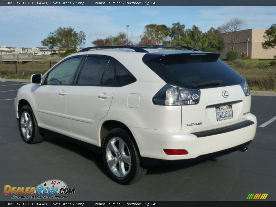 2005 Lexus RX 330 AWD Crystal White / Ivory Photo #6