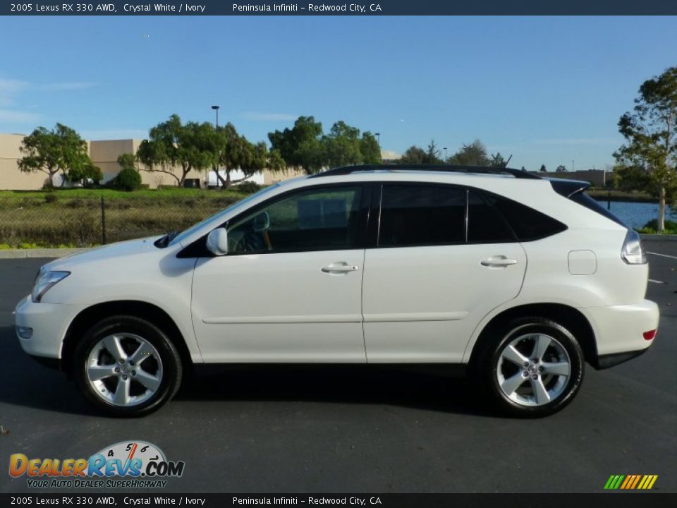 2005 Lexus RX 330 AWD Crystal White / Ivory Photo #7