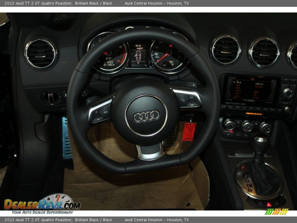 2013 Audi TT 2.0T quattro Roadster Brilliant Black / Black Photo #22