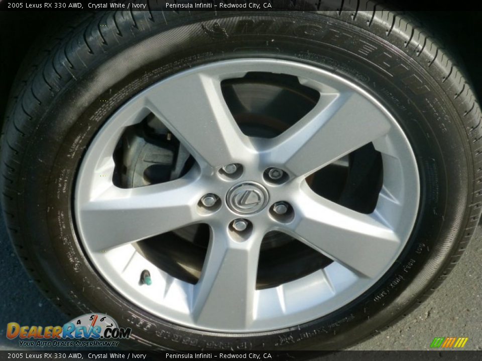2005 Lexus RX 330 AWD Crystal White / Ivory Photo #10