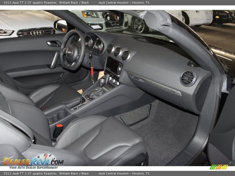 Black Interior - 2013 Audi TT 2.0T quattro Roadster Photo #24