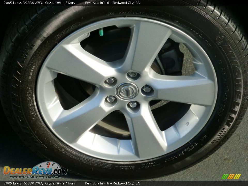 2005 Lexus RX 330 AWD Crystal White / Ivory Photo #11