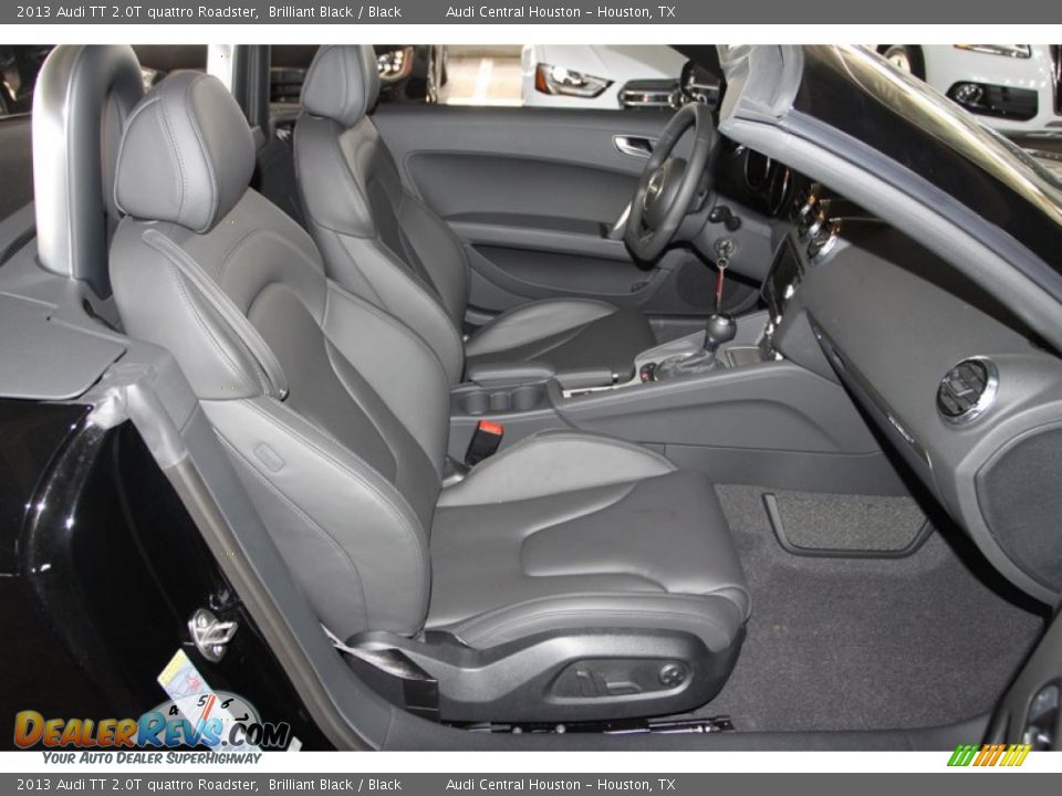Black Interior - 2013 Audi TT 2.0T quattro Roadster Photo #25