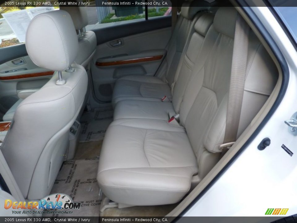 2005 Lexus RX 330 AWD Crystal White / Ivory Photo #17