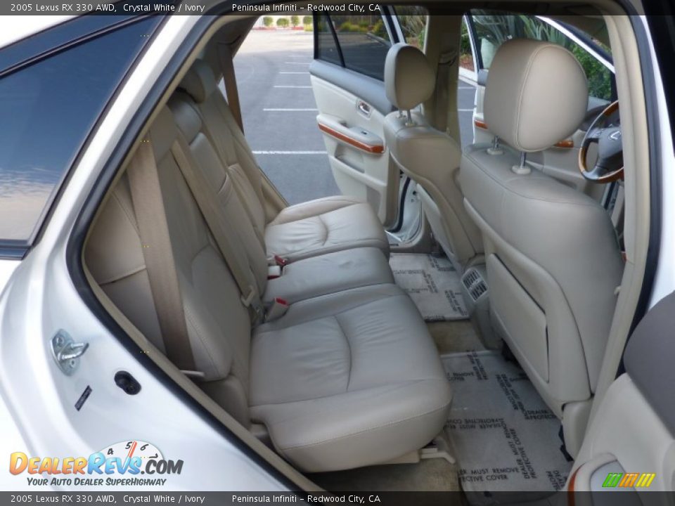 2005 Lexus RX 330 AWD Crystal White / Ivory Photo #20