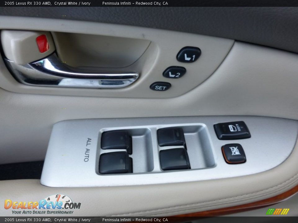 2005 Lexus RX 330 AWD Crystal White / Ivory Photo #24