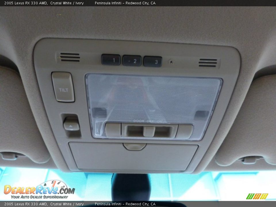 2005 Lexus RX 330 AWD Crystal White / Ivory Photo #28