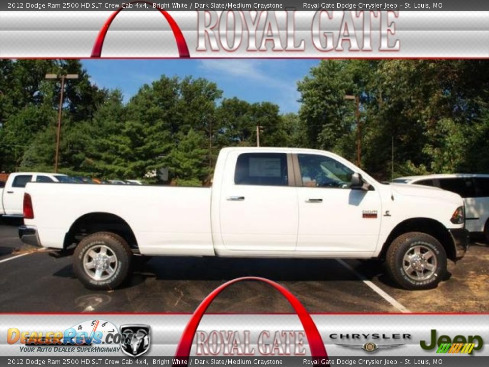 2012 Dodge Ram 2500 HD SLT Crew Cab 4x4 Bright White / Dark Slate/Medium Graystone Photo #1