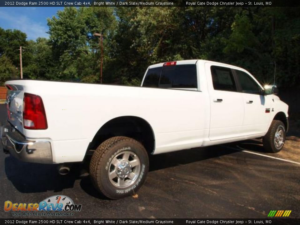 2012 Dodge Ram 2500 HD SLT Crew Cab 4x4 Bright White / Dark Slate/Medium Graystone Photo #3