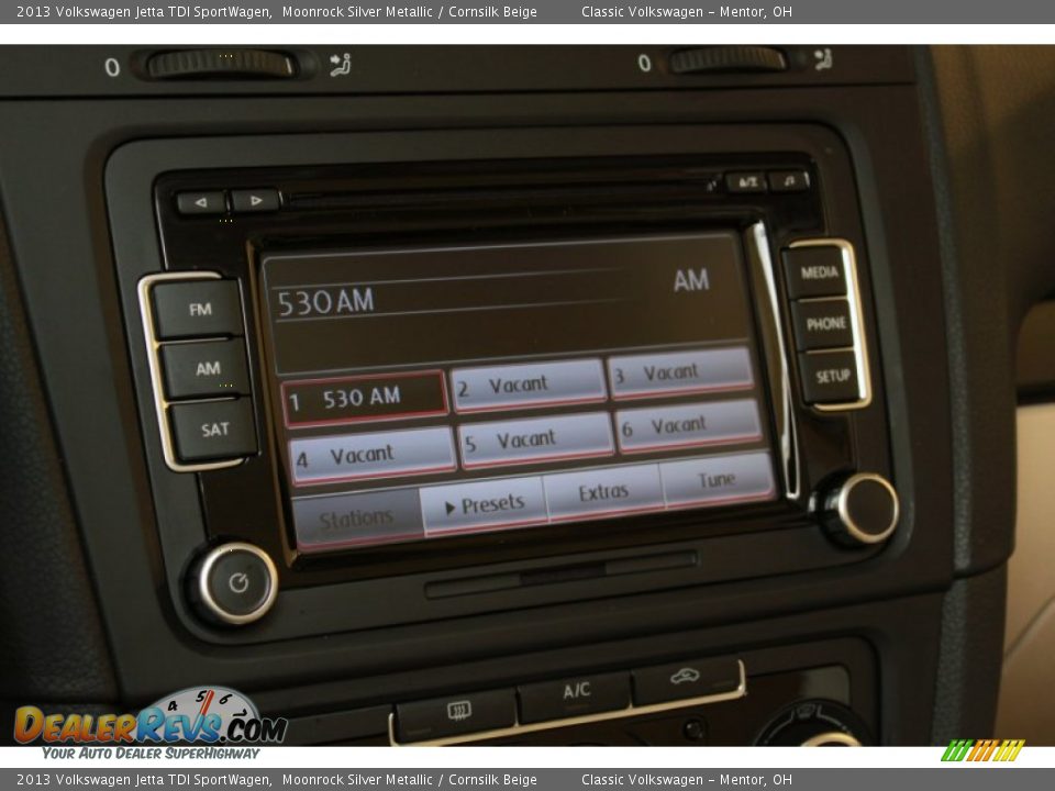 2013 Volkswagen Jetta TDI SportWagen Moonrock Silver Metallic / Cornsilk Beige Photo #13