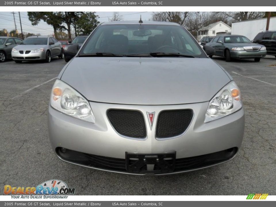 2005 Pontiac G6 GT Sedan Liquid Silver Metallic / Ebony Photo #1