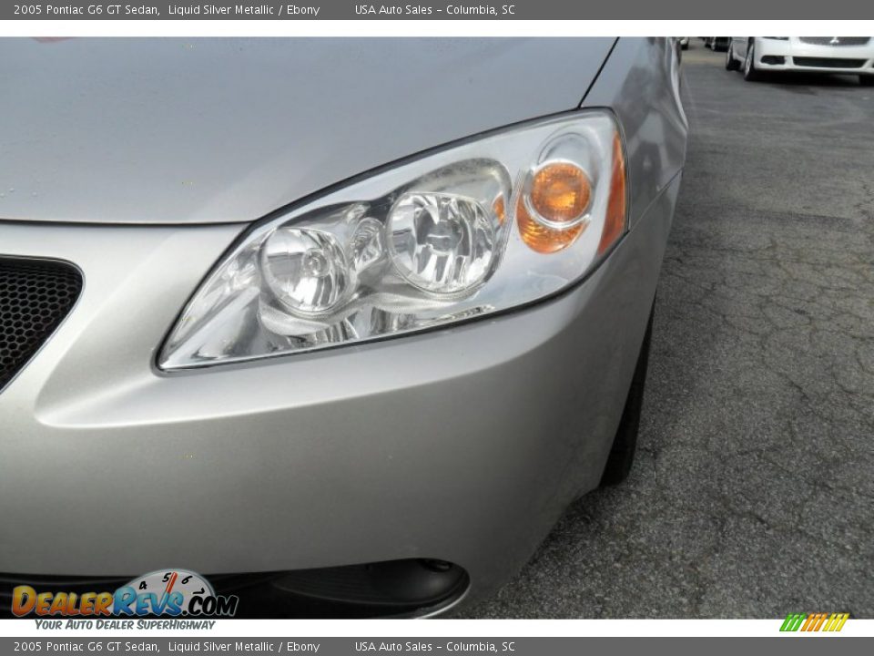 2005 Pontiac G6 GT Sedan Liquid Silver Metallic / Ebony Photo #2