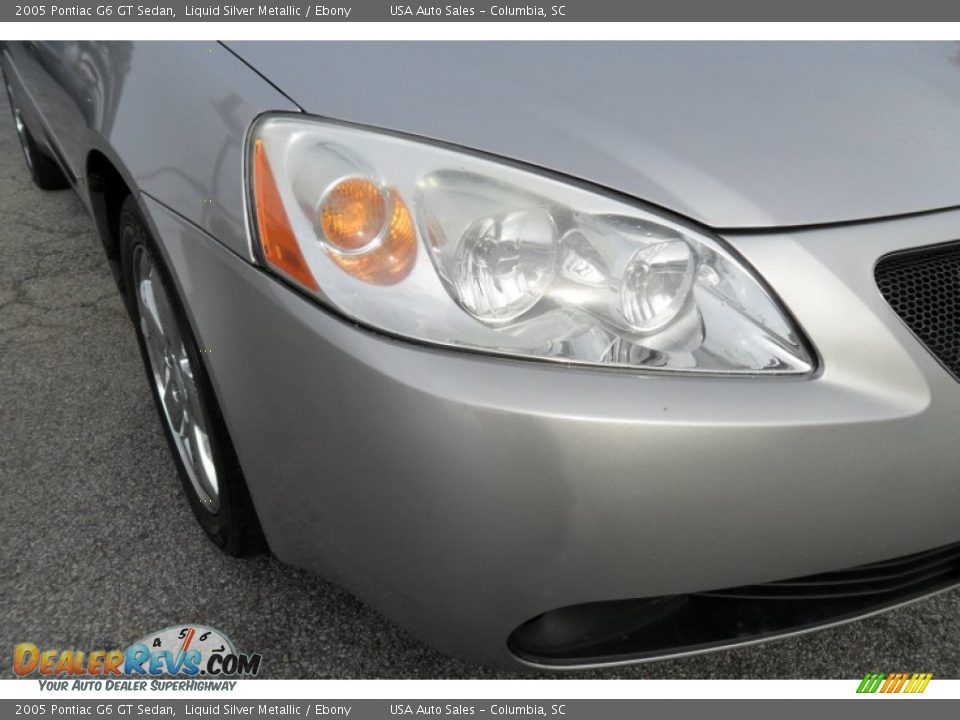 2005 Pontiac G6 GT Sedan Liquid Silver Metallic / Ebony Photo #3