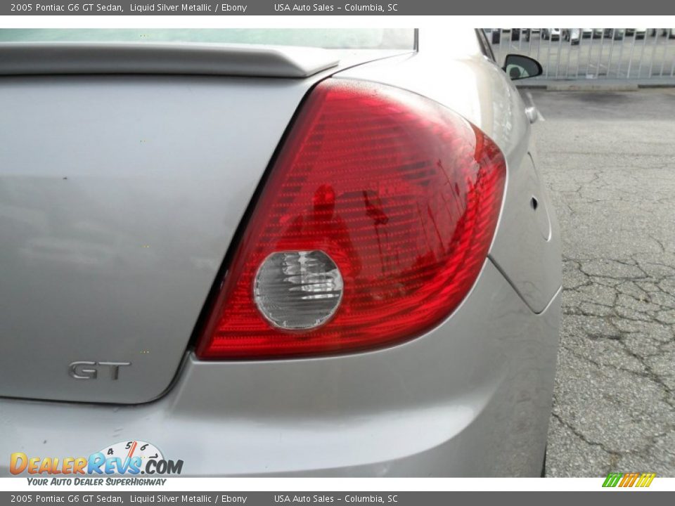 2005 Pontiac G6 GT Sedan Liquid Silver Metallic / Ebony Photo #6