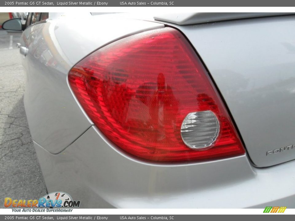 2005 Pontiac G6 GT Sedan Liquid Silver Metallic / Ebony Photo #7