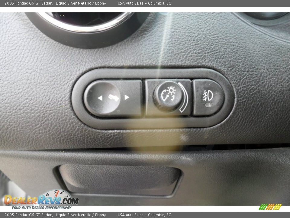2005 Pontiac G6 GT Sedan Liquid Silver Metallic / Ebony Photo #20