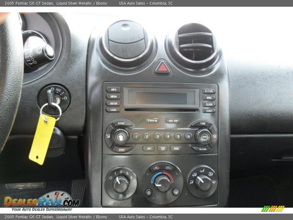 2005 Pontiac G6 GT Sedan Liquid Silver Metallic / Ebony Photo #21