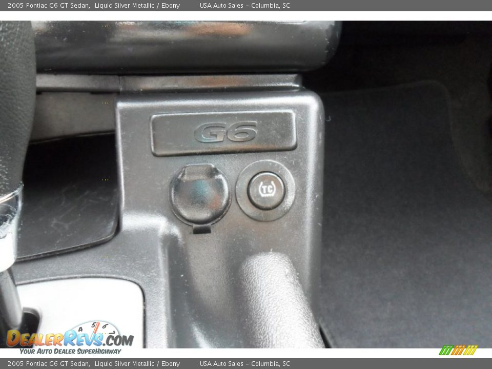 2005 Pontiac G6 GT Sedan Liquid Silver Metallic / Ebony Photo #22