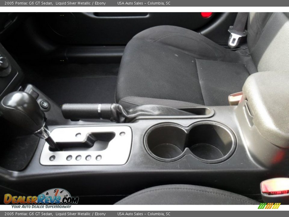 2005 Pontiac G6 GT Sedan Liquid Silver Metallic / Ebony Photo #23
