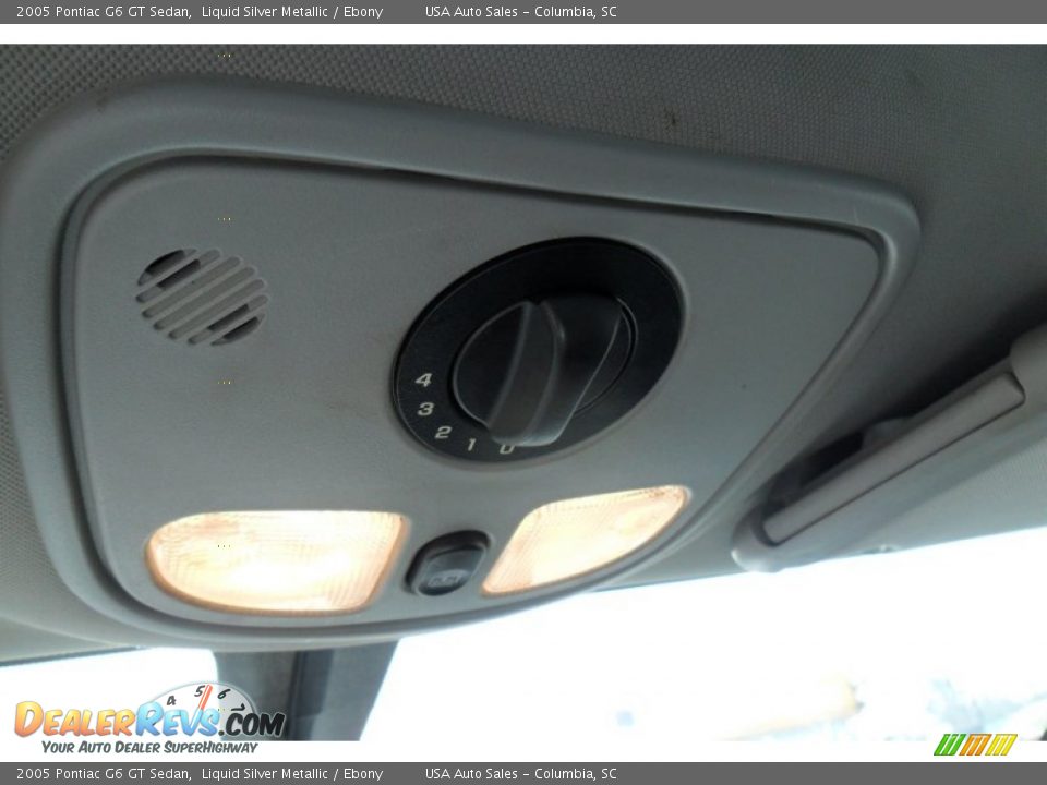 2005 Pontiac G6 GT Sedan Liquid Silver Metallic / Ebony Photo #24