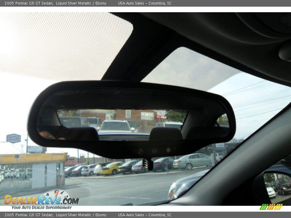 2005 Pontiac G6 GT Sedan Liquid Silver Metallic / Ebony Photo #27