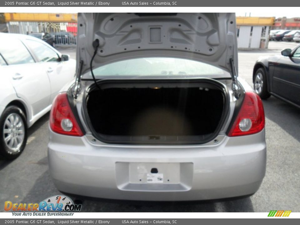 2005 Pontiac G6 GT Sedan Liquid Silver Metallic / Ebony Photo #28
