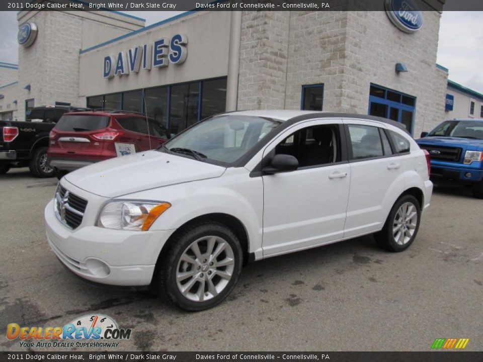 2011 Dodge Caliber Heat Bright White / Dark Slate Gray Photo #1