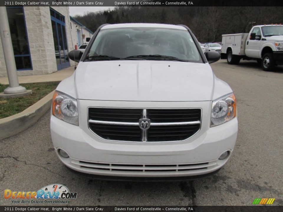2011 Dodge Caliber Heat Bright White / Dark Slate Gray Photo #7