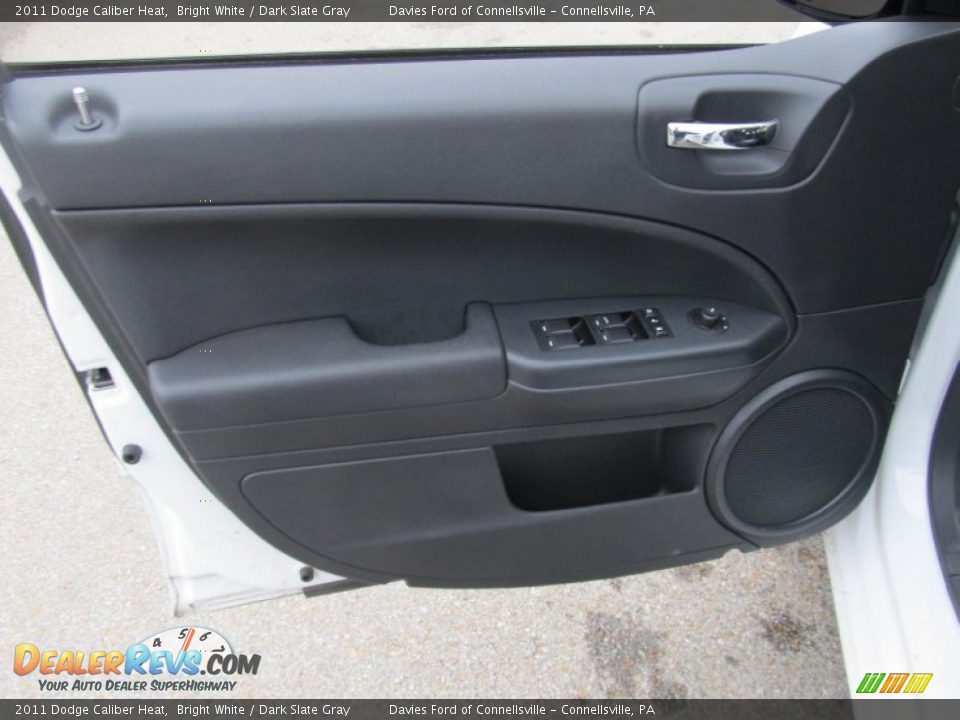 2011 Dodge Caliber Heat Bright White / Dark Slate Gray Photo #8