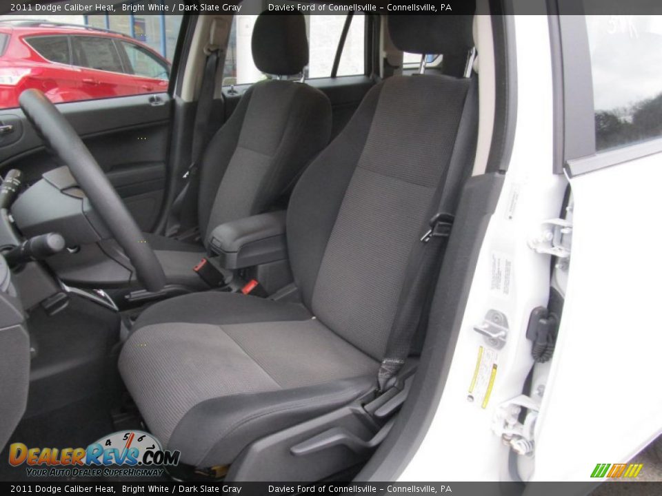2011 Dodge Caliber Heat Bright White / Dark Slate Gray Photo #9