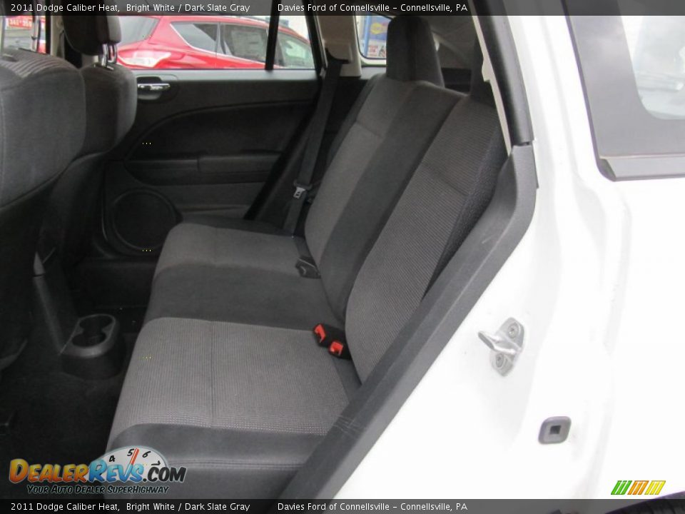 2011 Dodge Caliber Heat Bright White / Dark Slate Gray Photo #10