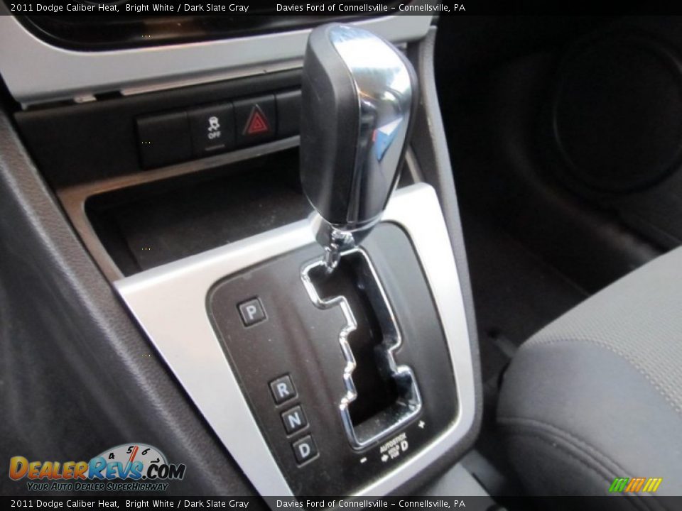 2011 Dodge Caliber Heat Bright White / Dark Slate Gray Photo #12