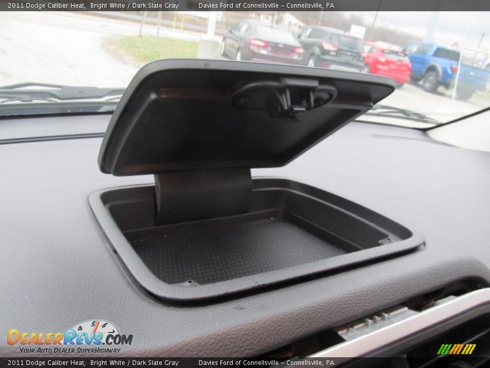 2011 Dodge Caliber Heat Bright White / Dark Slate Gray Photo #13