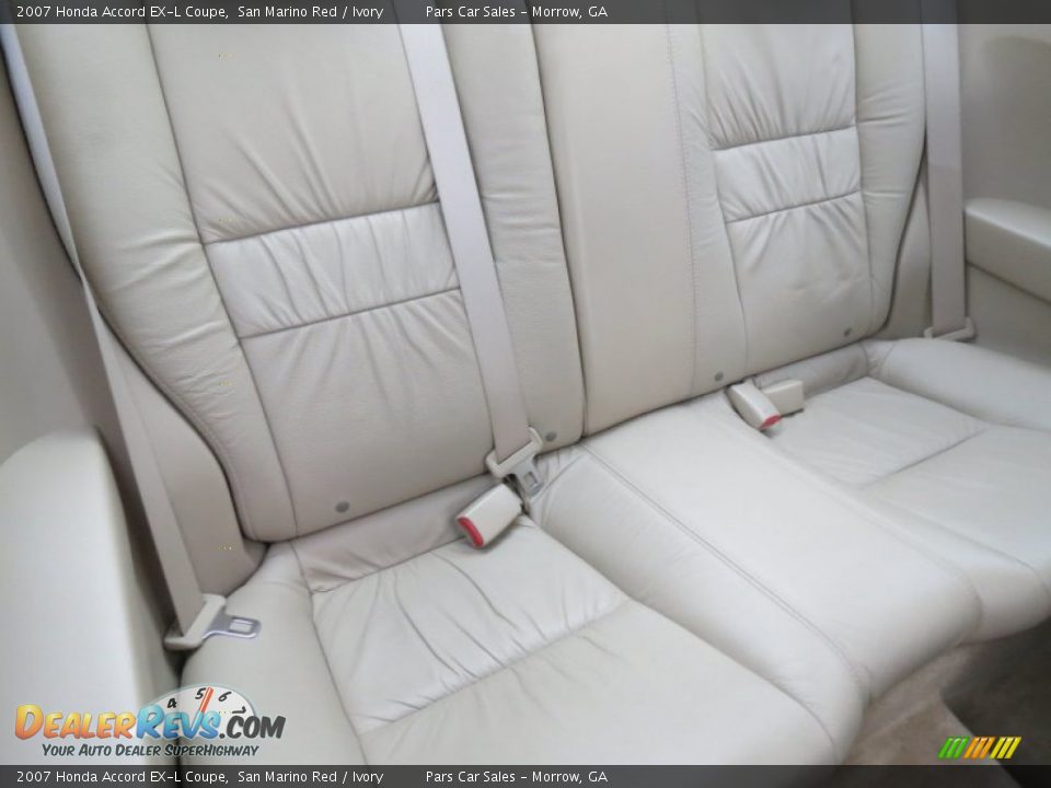 2007 Honda Accord EX-L Coupe San Marino Red / Ivory Photo #9