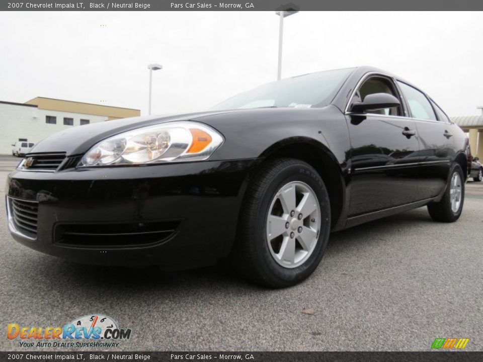 2007 Chevrolet Impala LT Black / Neutral Beige Photo #1
