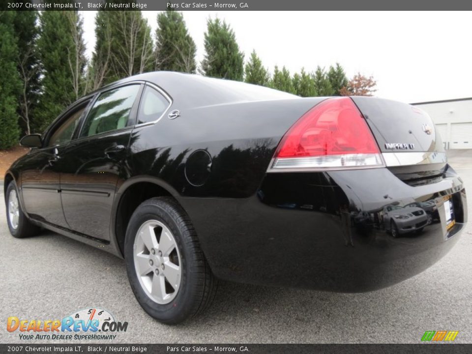 2007 Chevrolet Impala LT Black / Neutral Beige Photo #2