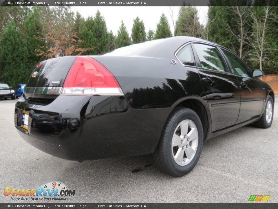 2007 Chevrolet Impala LT Black / Neutral Beige Photo #3