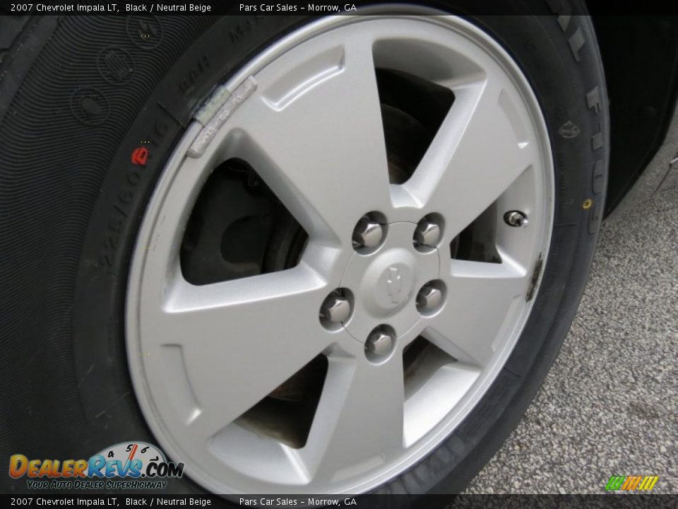 2007 Chevrolet Impala LT Black / Neutral Beige Photo #5