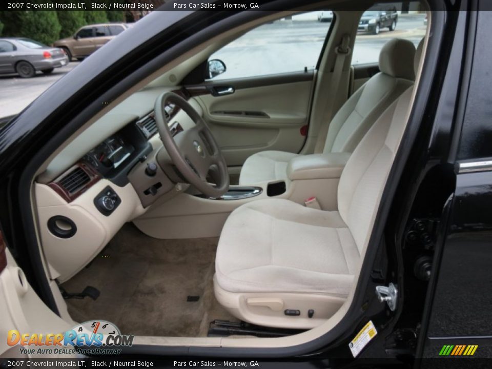 2007 Chevrolet Impala LT Black / Neutral Beige Photo #6