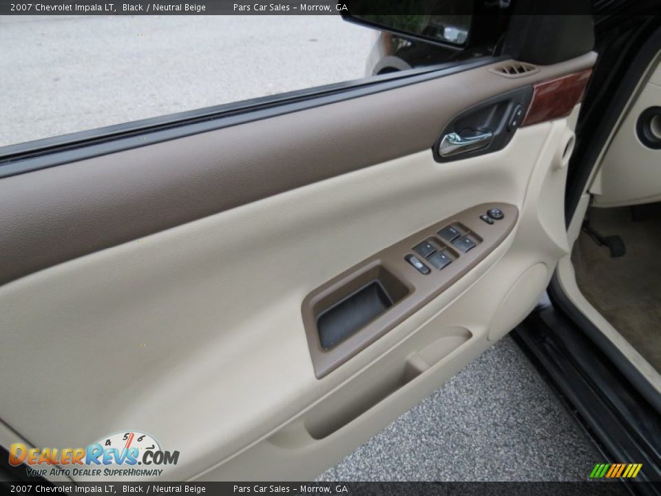 2007 Chevrolet Impala LT Black / Neutral Beige Photo #7